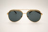 No. 21 Gold Aviator Suns
